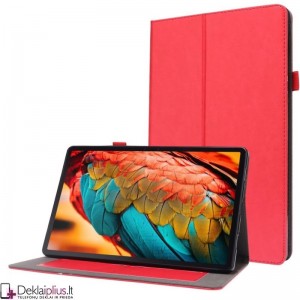 Folding Leather odinis atverčiamas dėklas -raudonas (Lenovo ideatab P11 J606f/P11 Plus J616F)